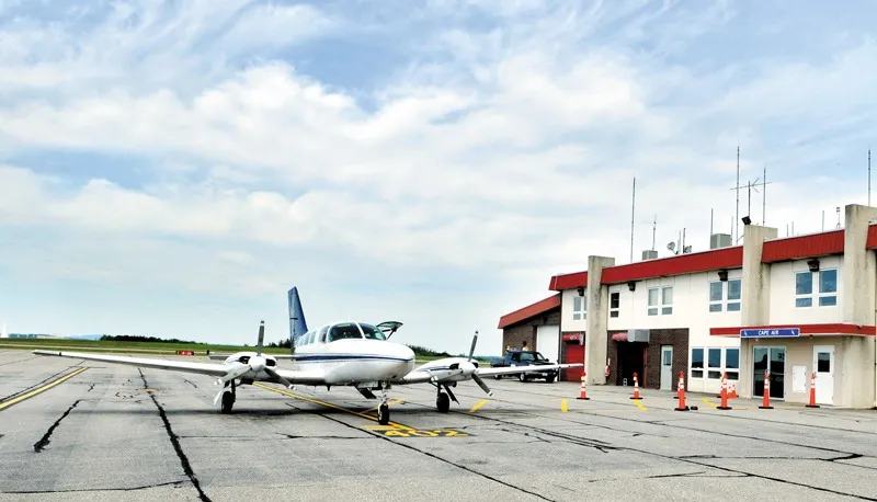 closest airport to acadia national park