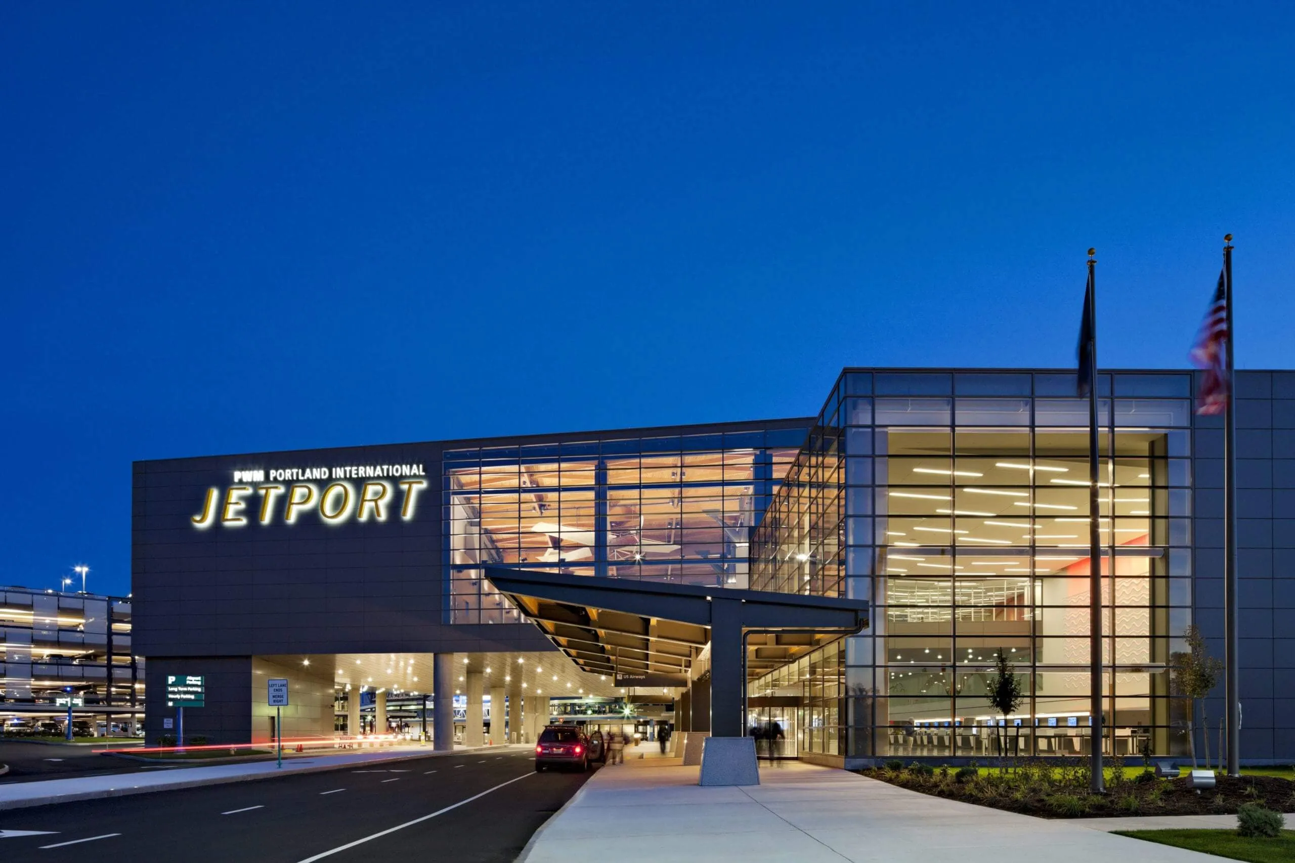 closest airport to acadia national park