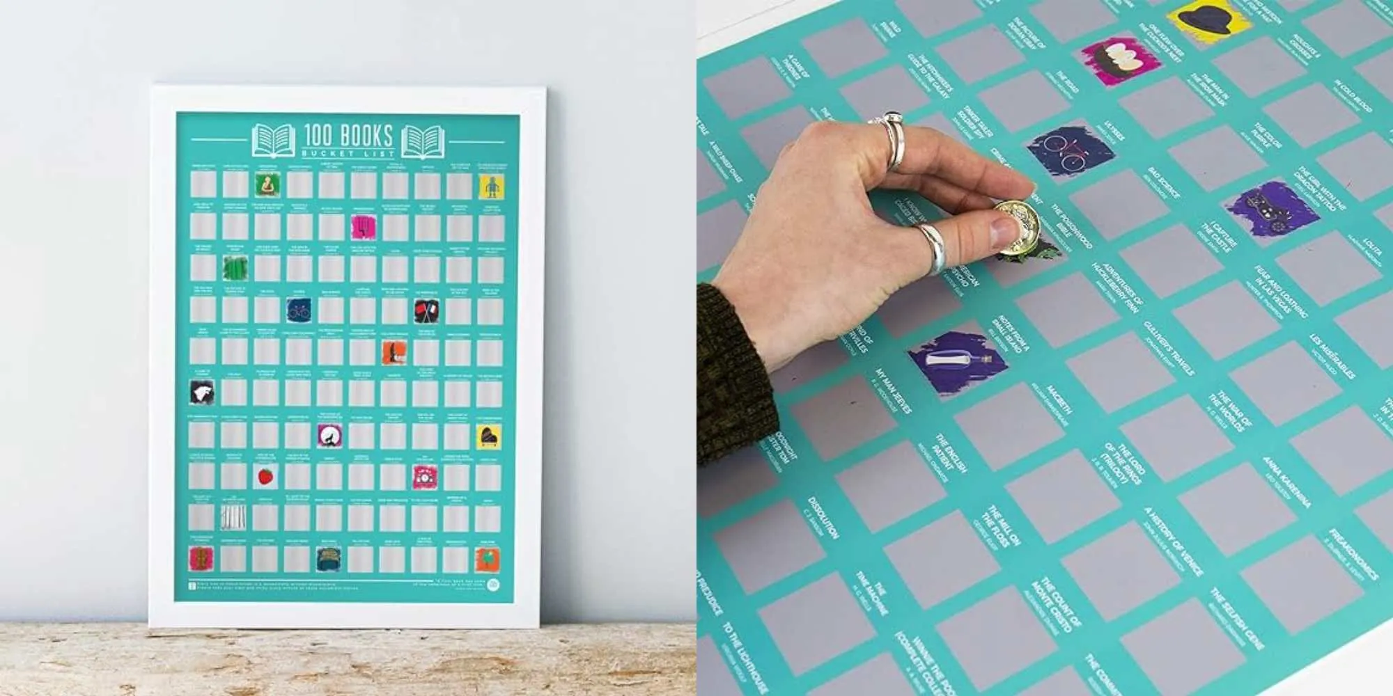 scratch off poster books