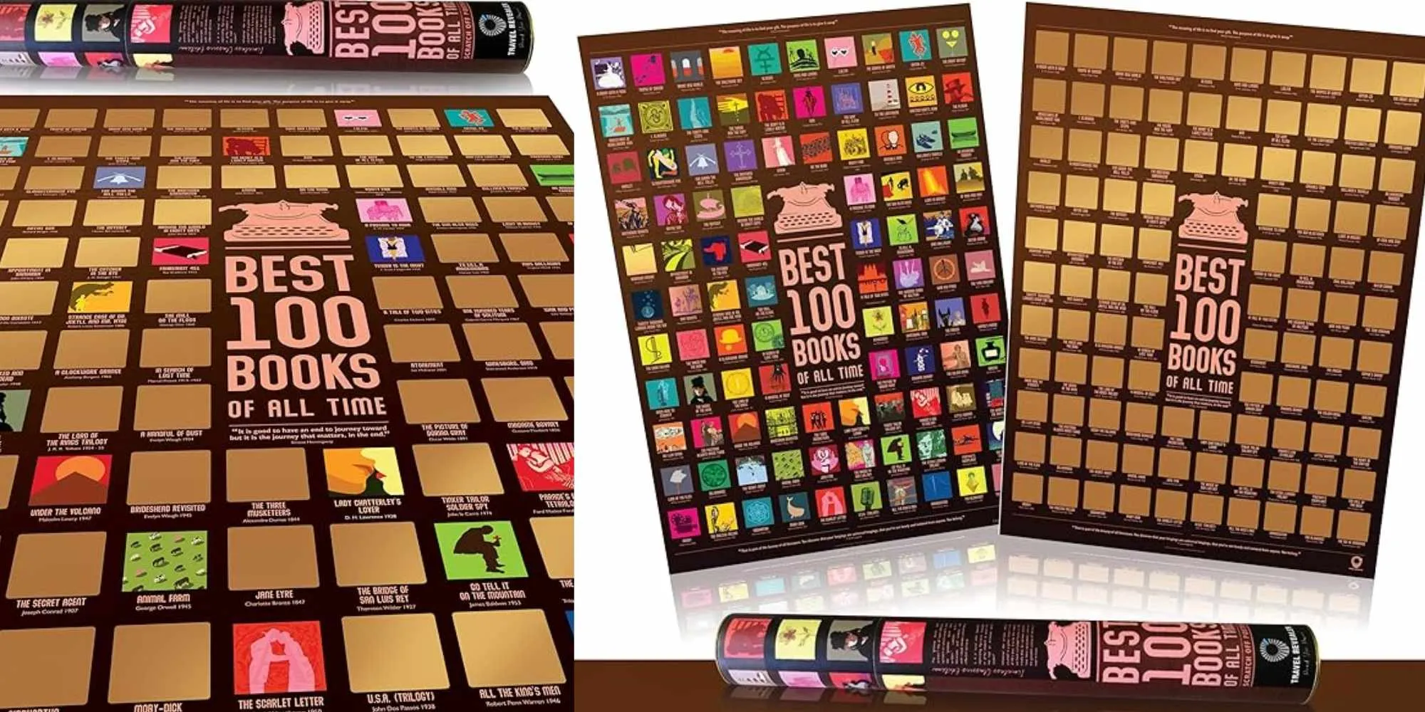 scratch off poster books