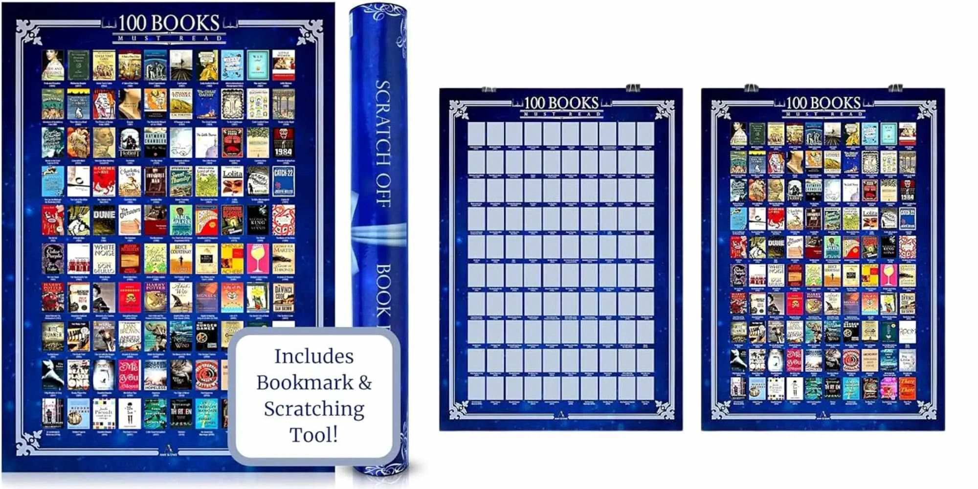 scratch off poster books