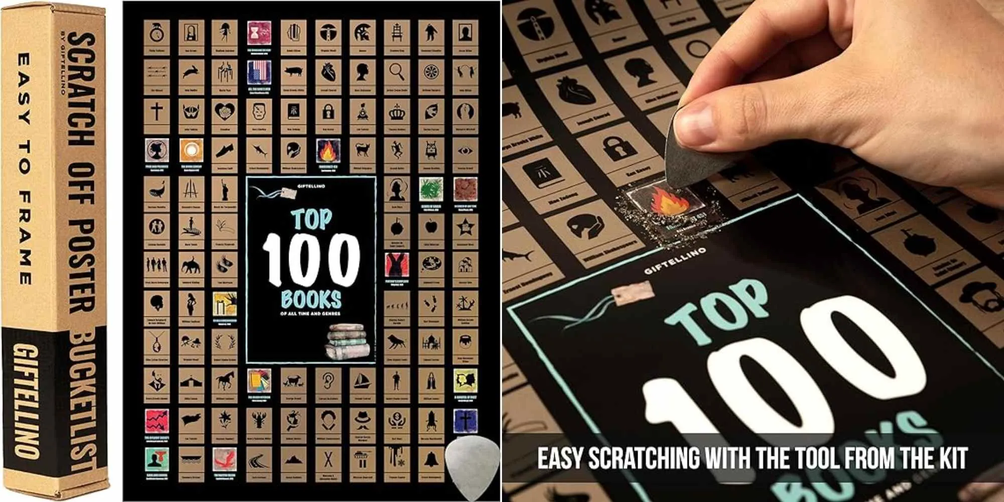 scratch off poster books