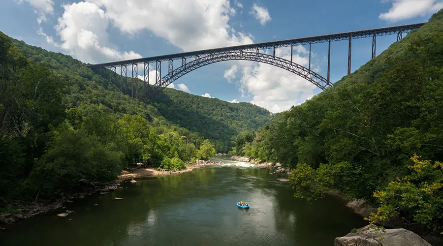 The New River Gorge National Park was established in 1978