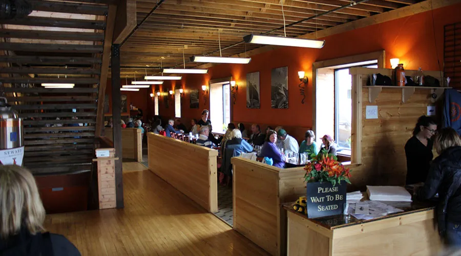 Seward Brewing Company stands out as the town's sole brewhouse and restaurant