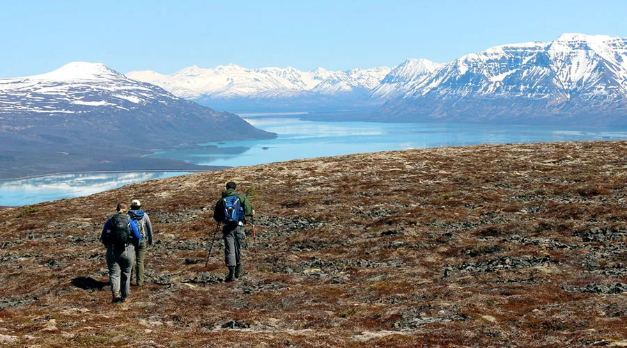 Katmai is a remote park with less than five miles of maintained trails