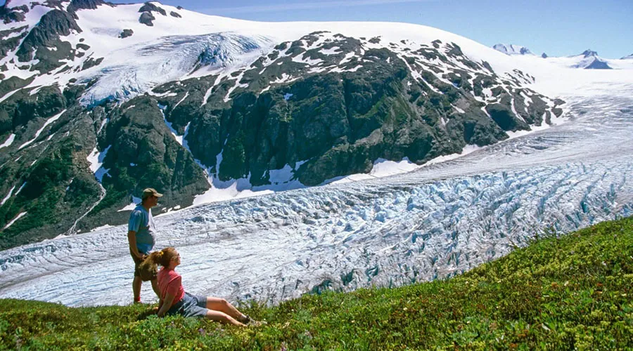 The only section of the park you can reach by road is the Exit Glacier area