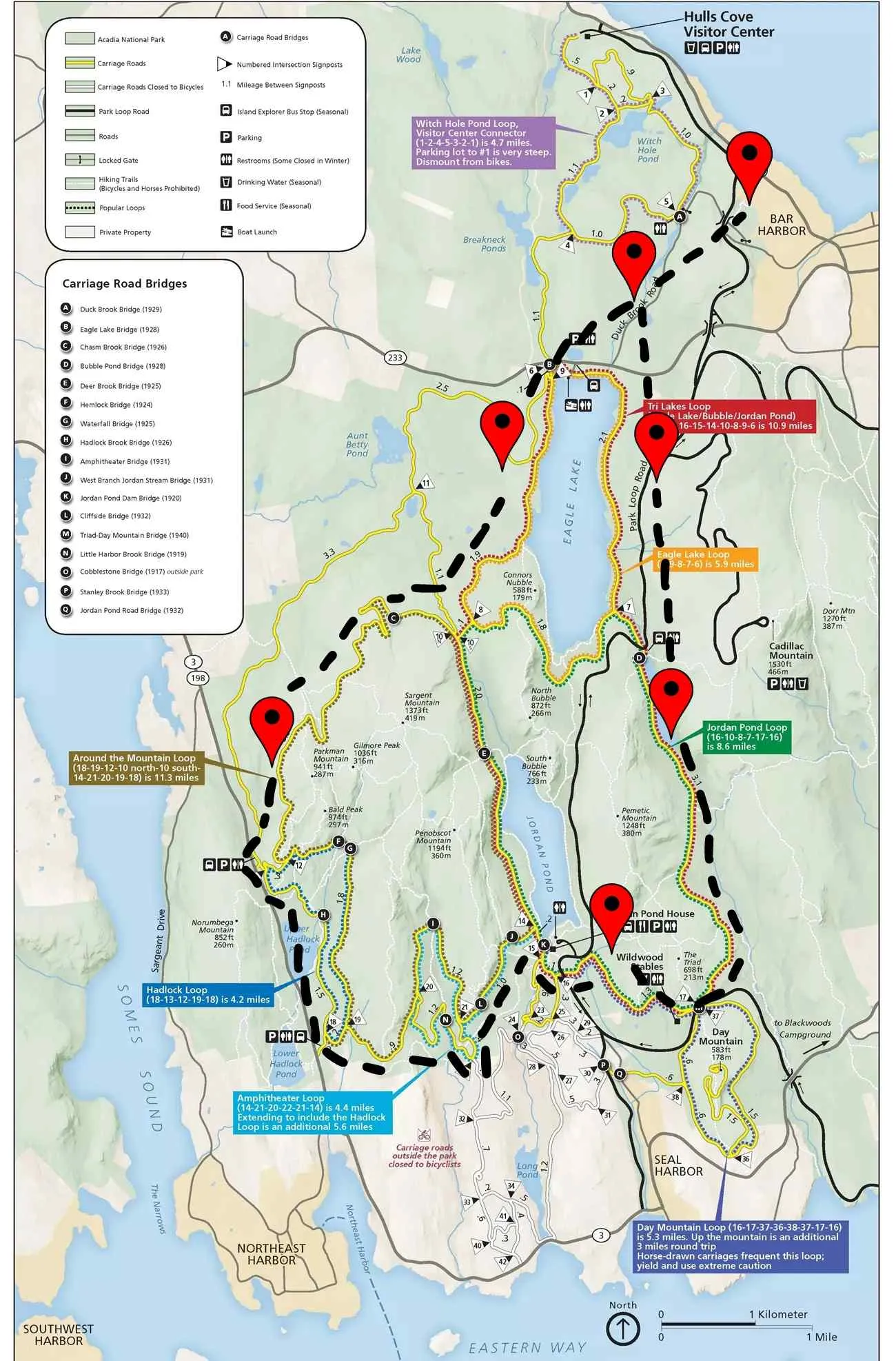 biking in acadia national park