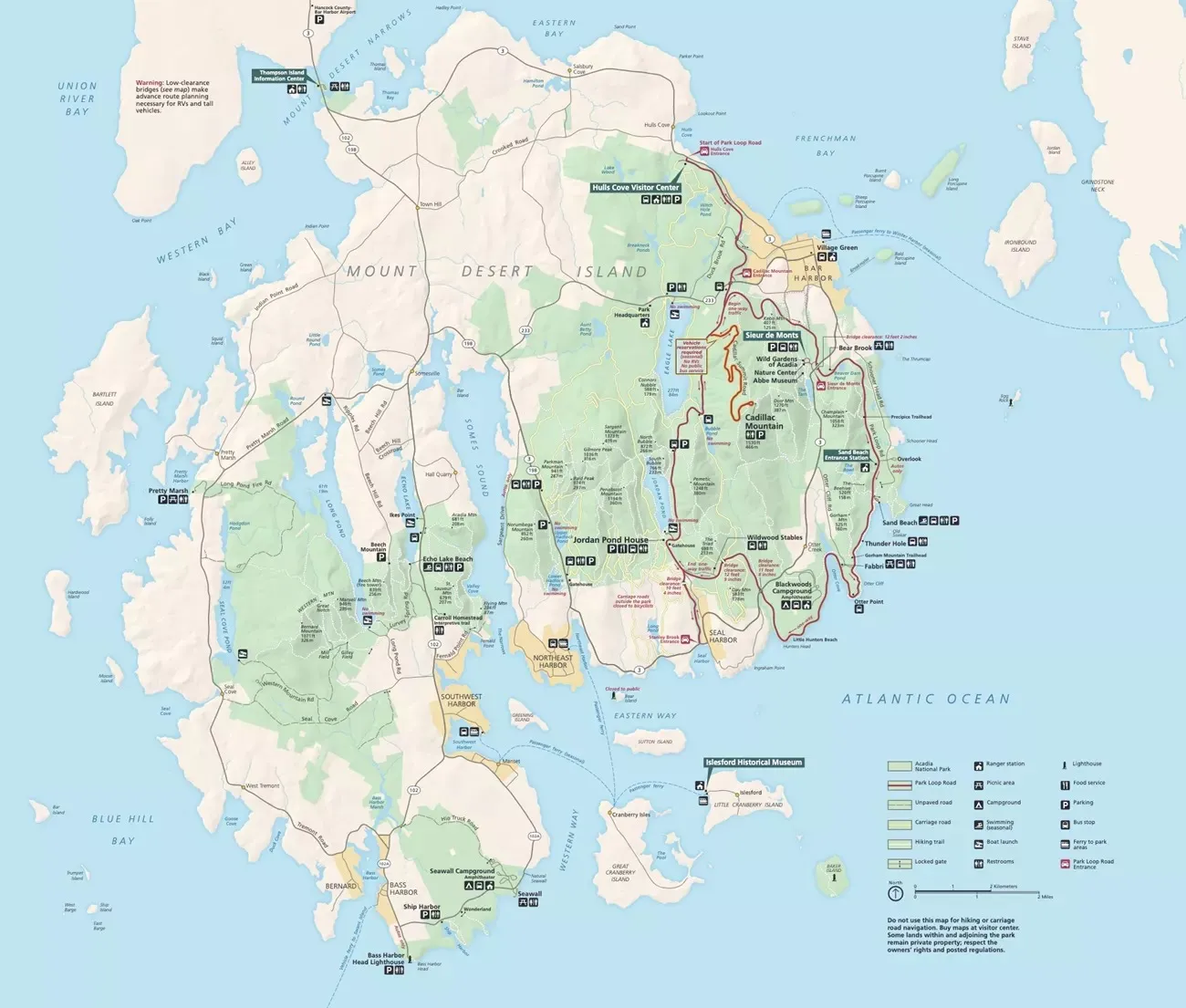 biking in acadia national park
