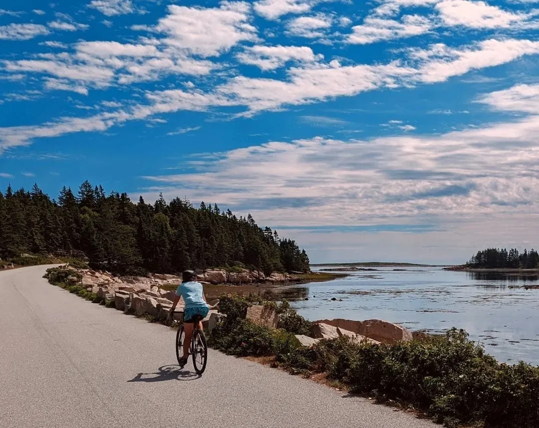 biking in acadia national park
