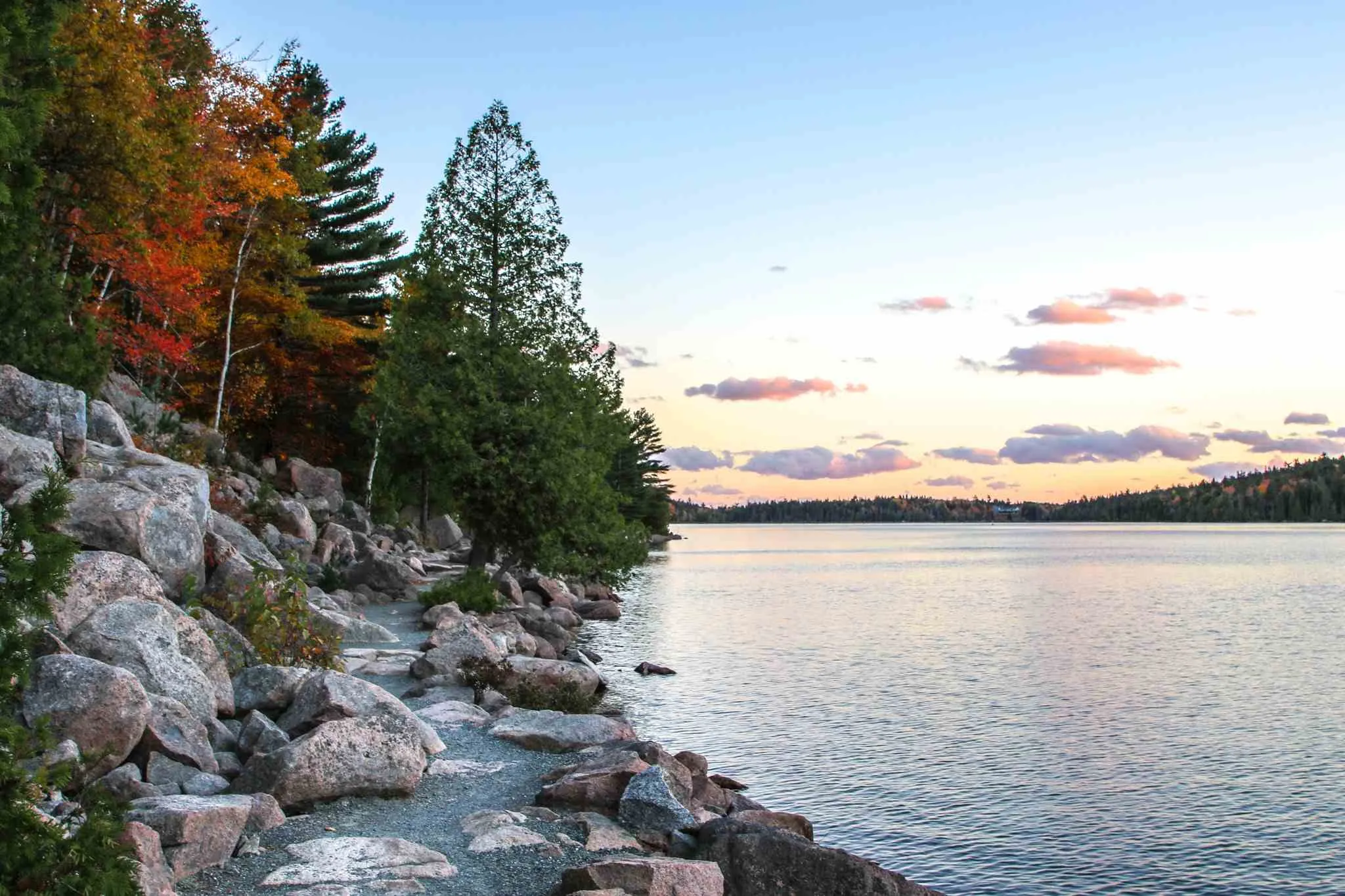 lakes in acadia national park