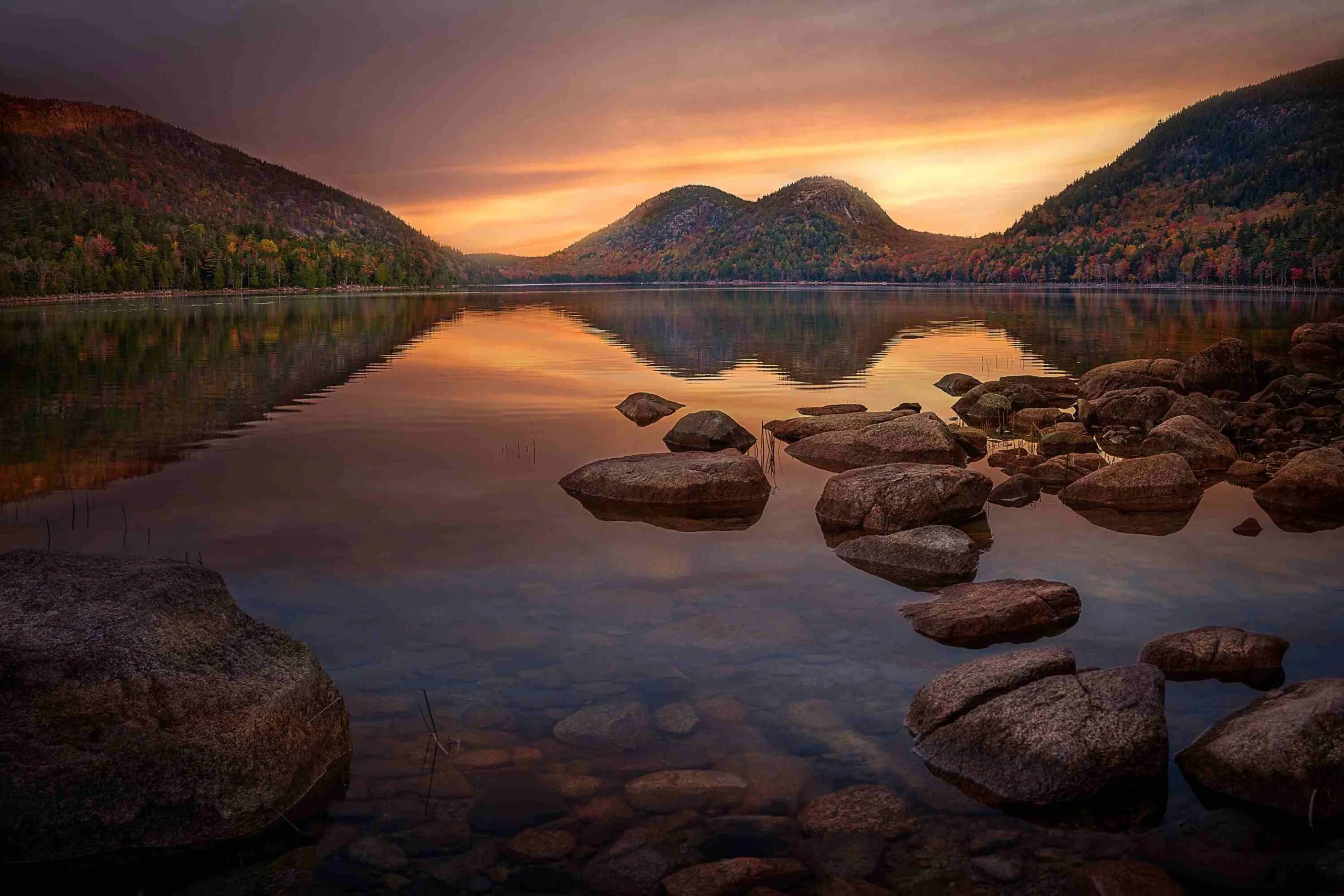 lakes in acadia national park