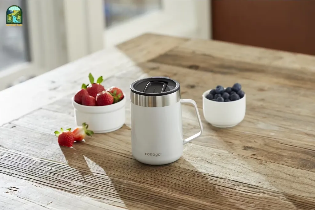 stainless steel mug