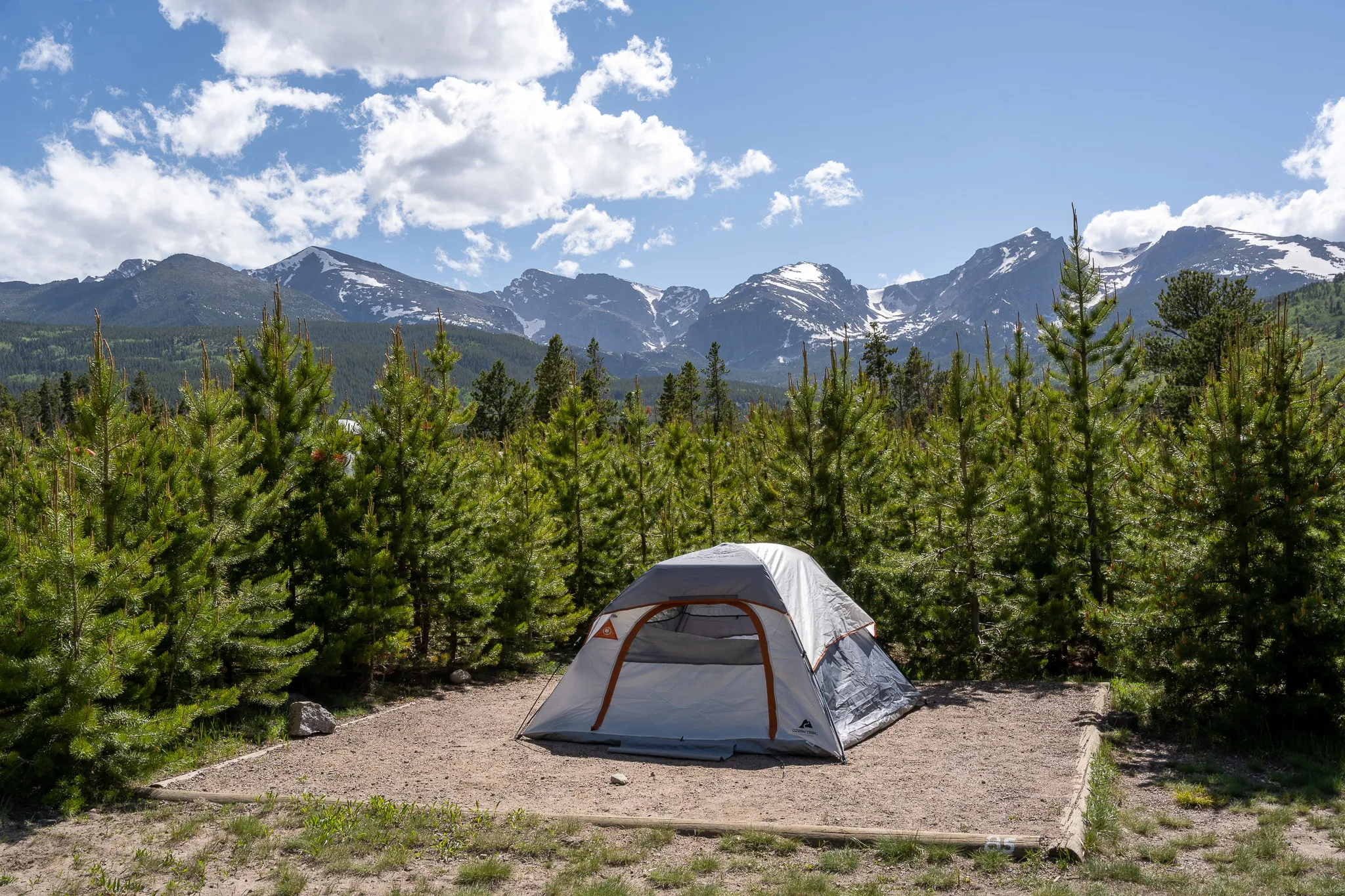 Camping in Rocky Mountain National Park Longs Peak Campground