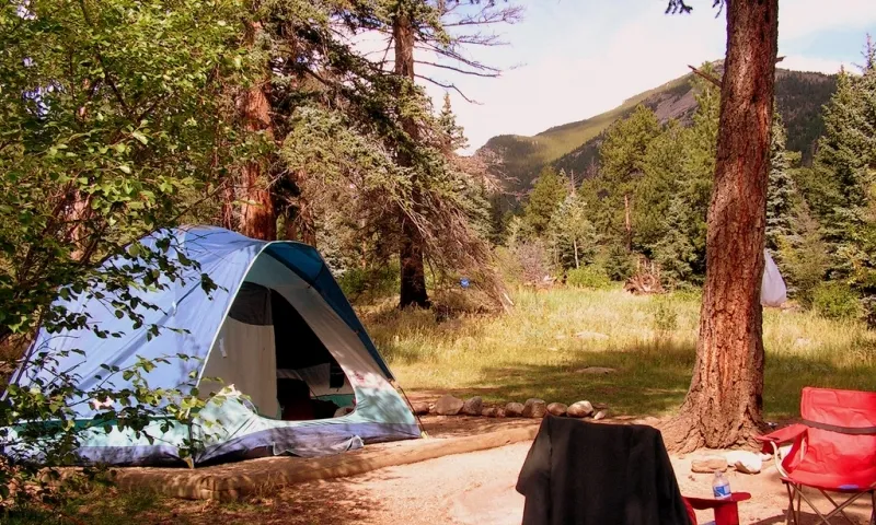 Camping in Rocky Mountain National Park Aspenglen Campground