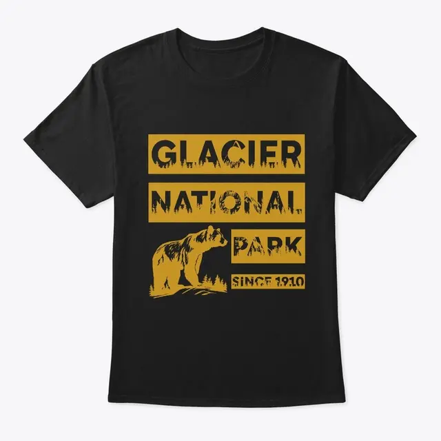 Glacier and Yellowstone National Parks Experience Visitor Surge in 2024 Retro Glacier National Park Bear