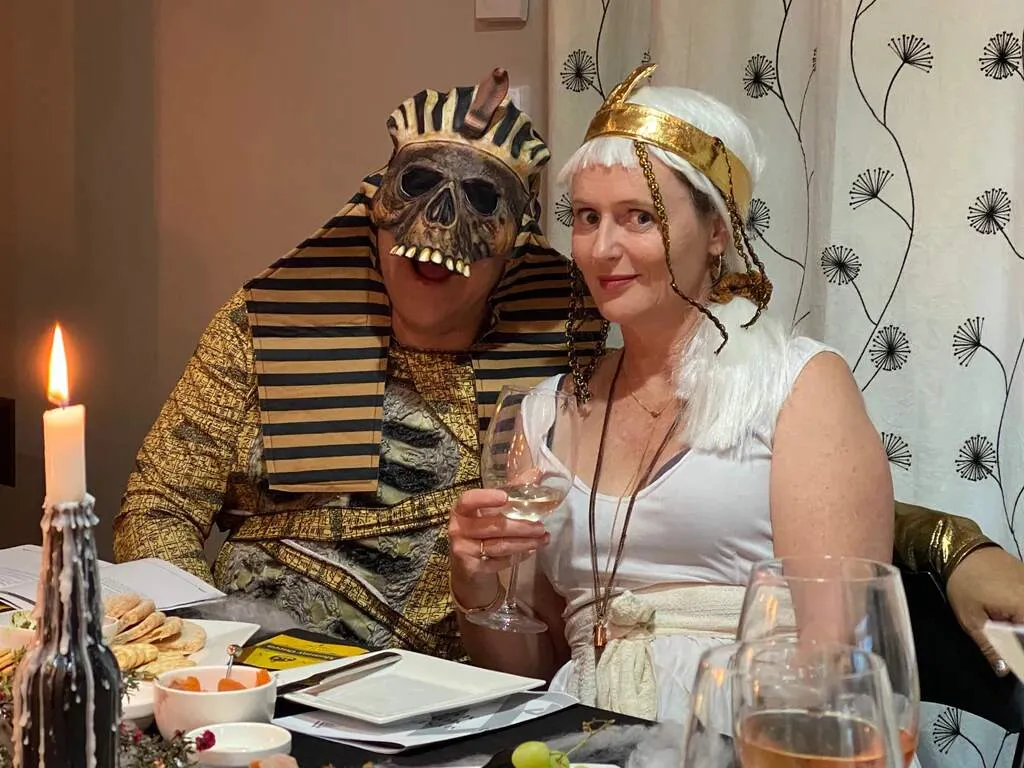 Halloween Activities for Adults Participate in a Murder Mystery Dinner