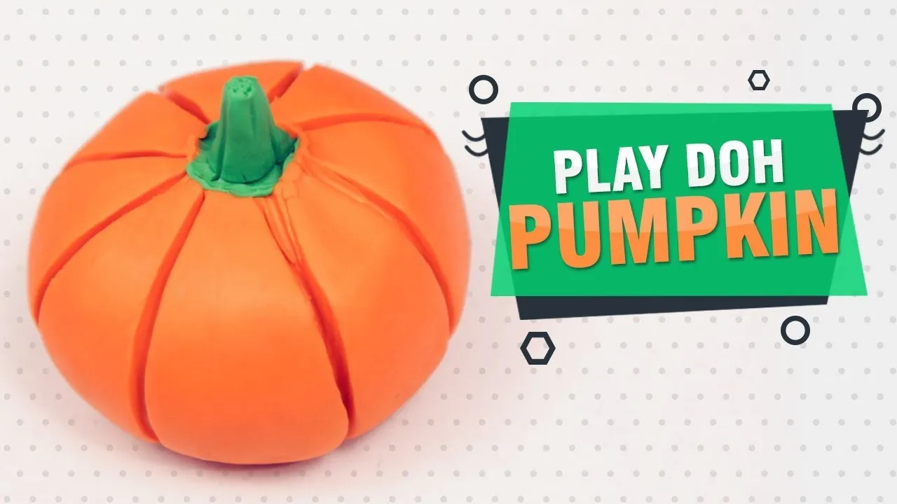 Halloween Activities For Kids Play-Doh pumpkins