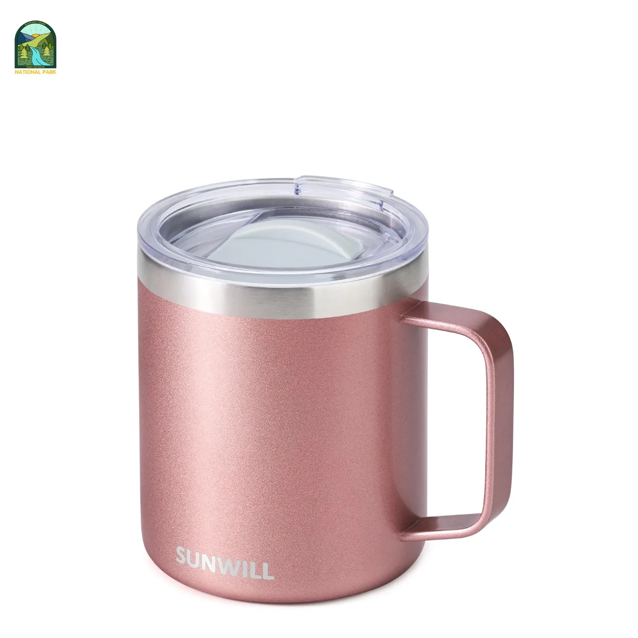 stainless steel mug with lid