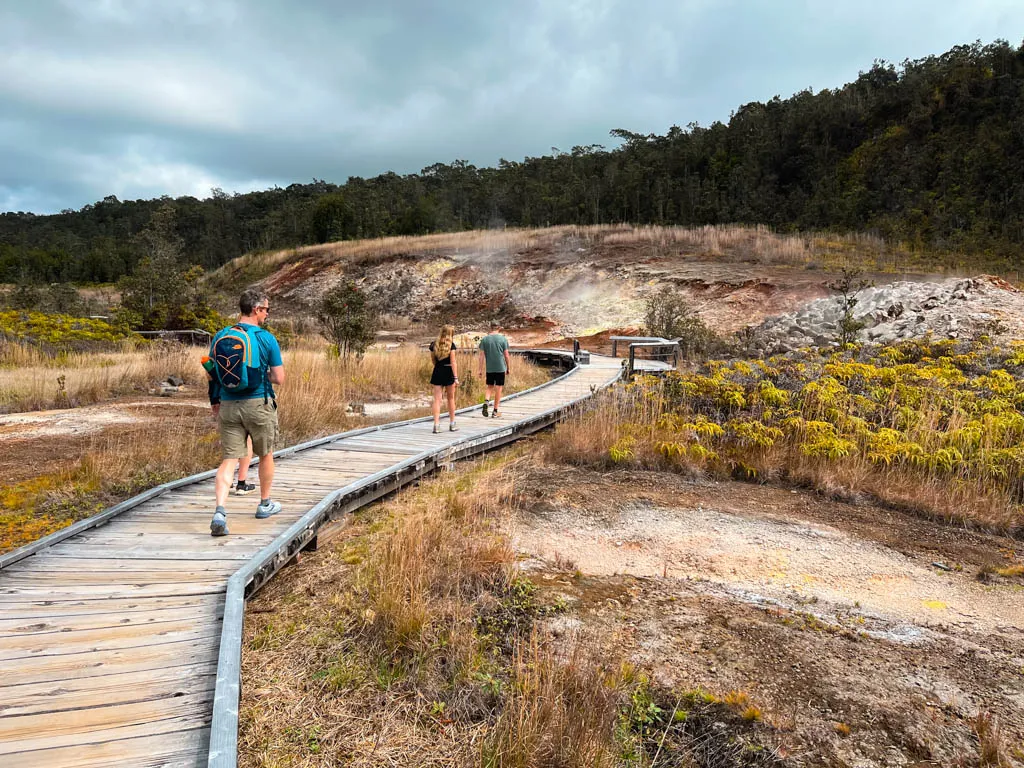Sulphur Banks Trail to Temporarily Close for Repairs in Hawaii Volcanoes National Park The main reason for the closure is to address safety concerns for visitors traversing the trail, which is a popular site within the park.