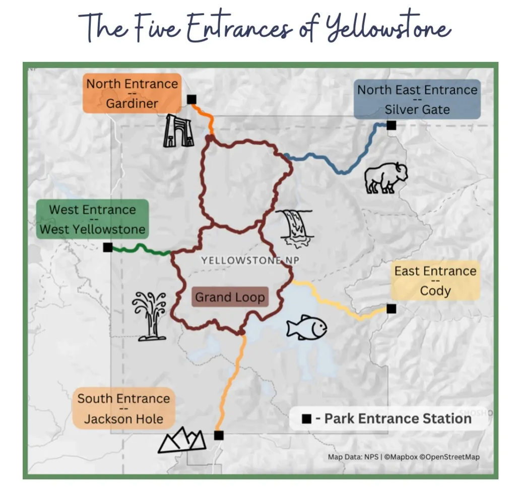 yellowstone national park north entrance