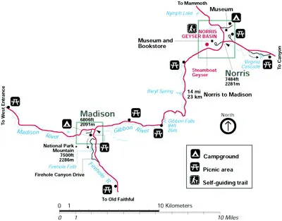 yellowstone national park roads