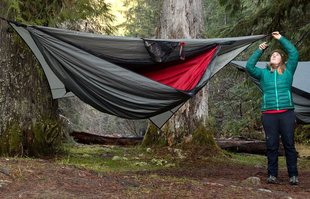 winter hammock camping