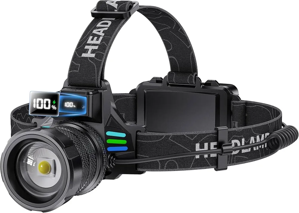 WWOAA Headlamp Rechargeable