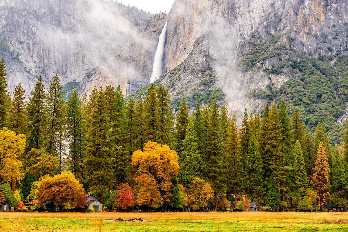 October in Yosemite marks the shift from late summer into early winter