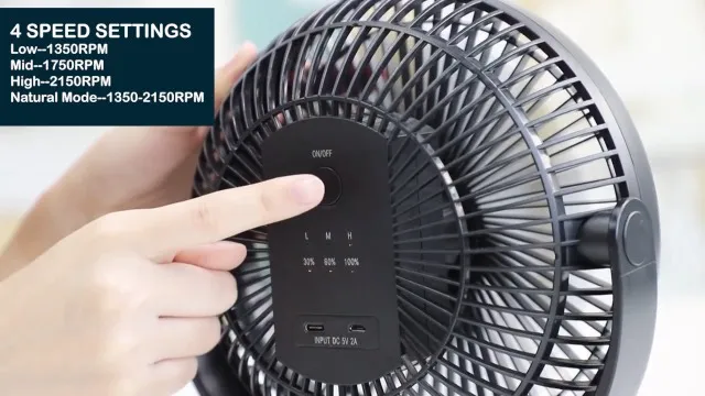 usb desk fan