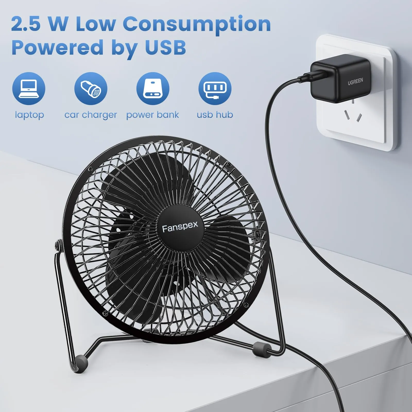 usb desk fan