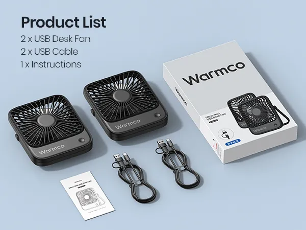 usb desk fan