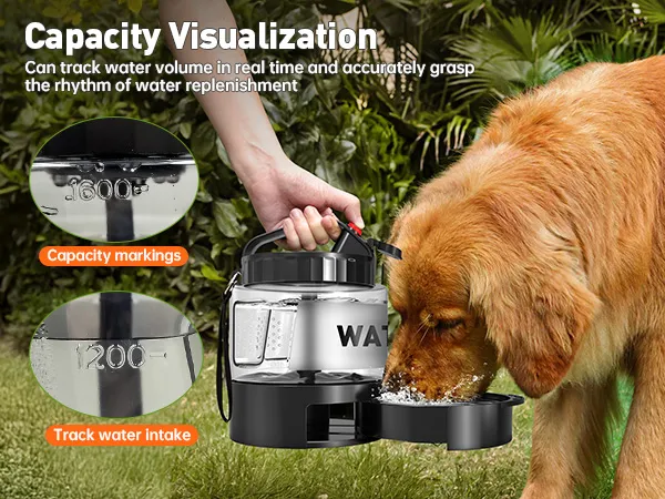 PETNF Portable Dog Water Bottle Bowl