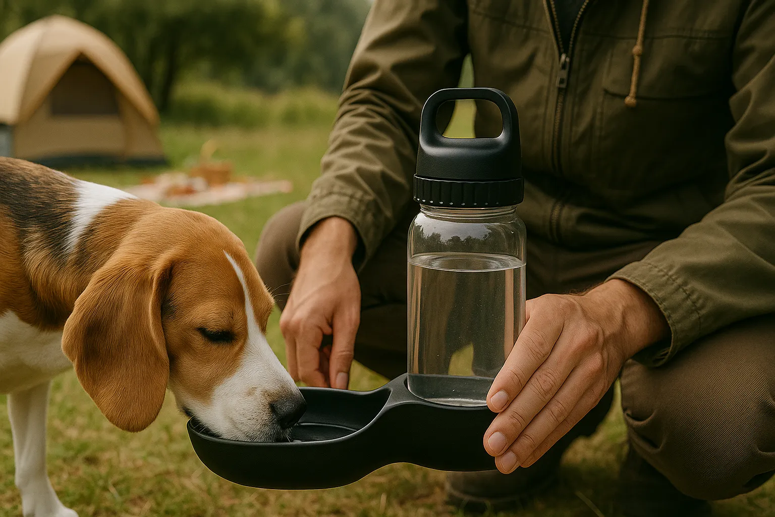 post-PETNF Portable Dog Water Bottle Bowl: The Outdoor Hydration Solution