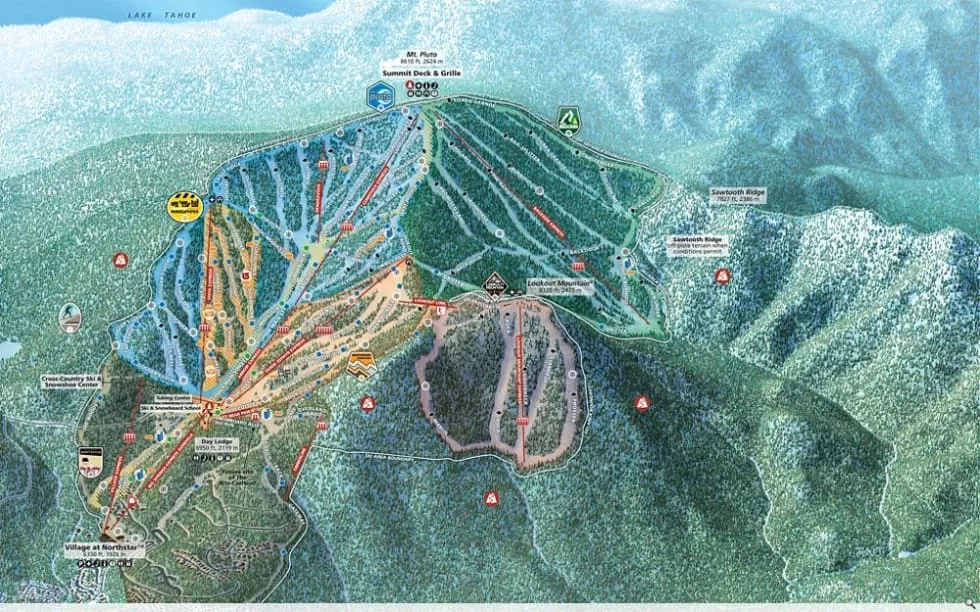 Trail Map provide vital information