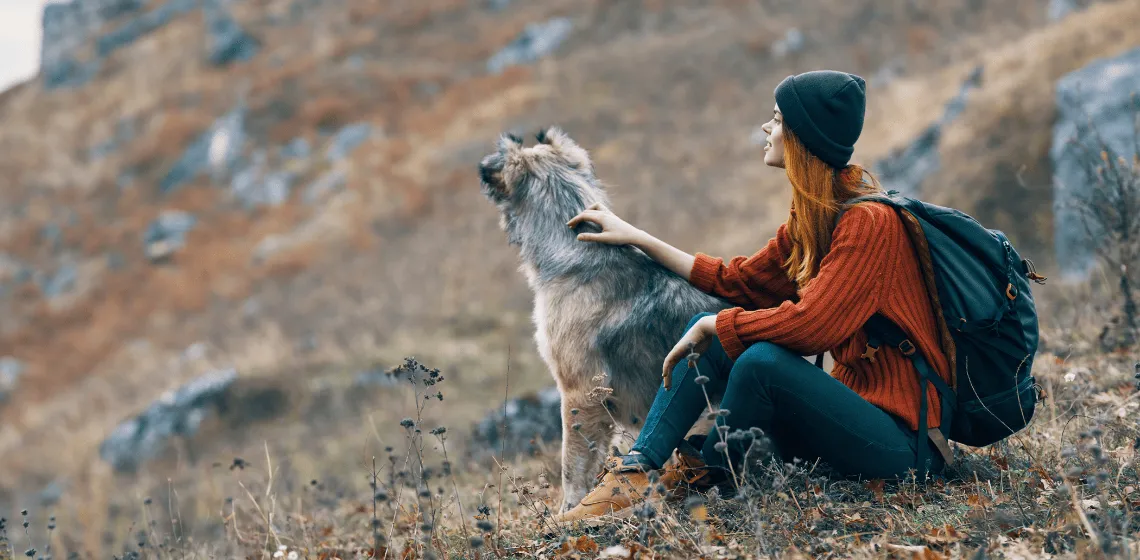 how to hike with your dog