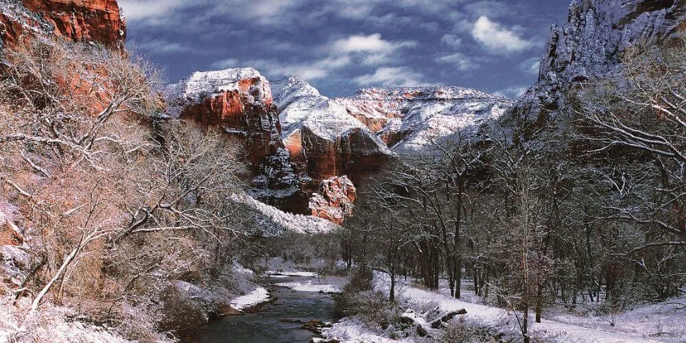 zion national park in november​