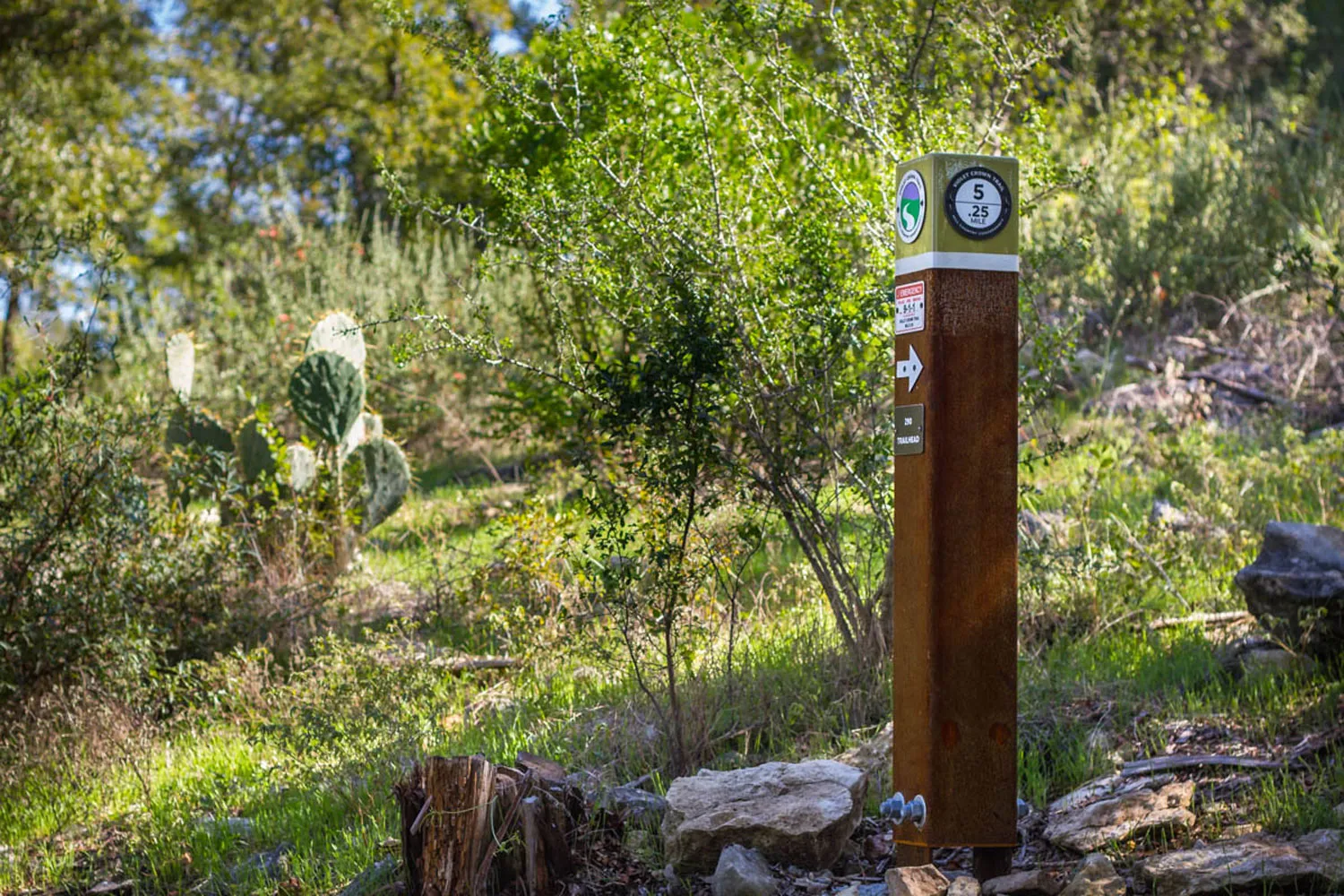 how to read hiking trail signs