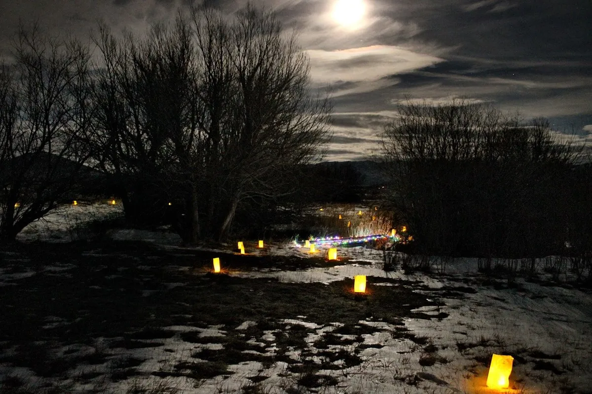 halloween night hike