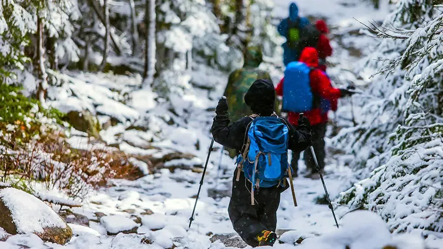 winter mountain climbing gear