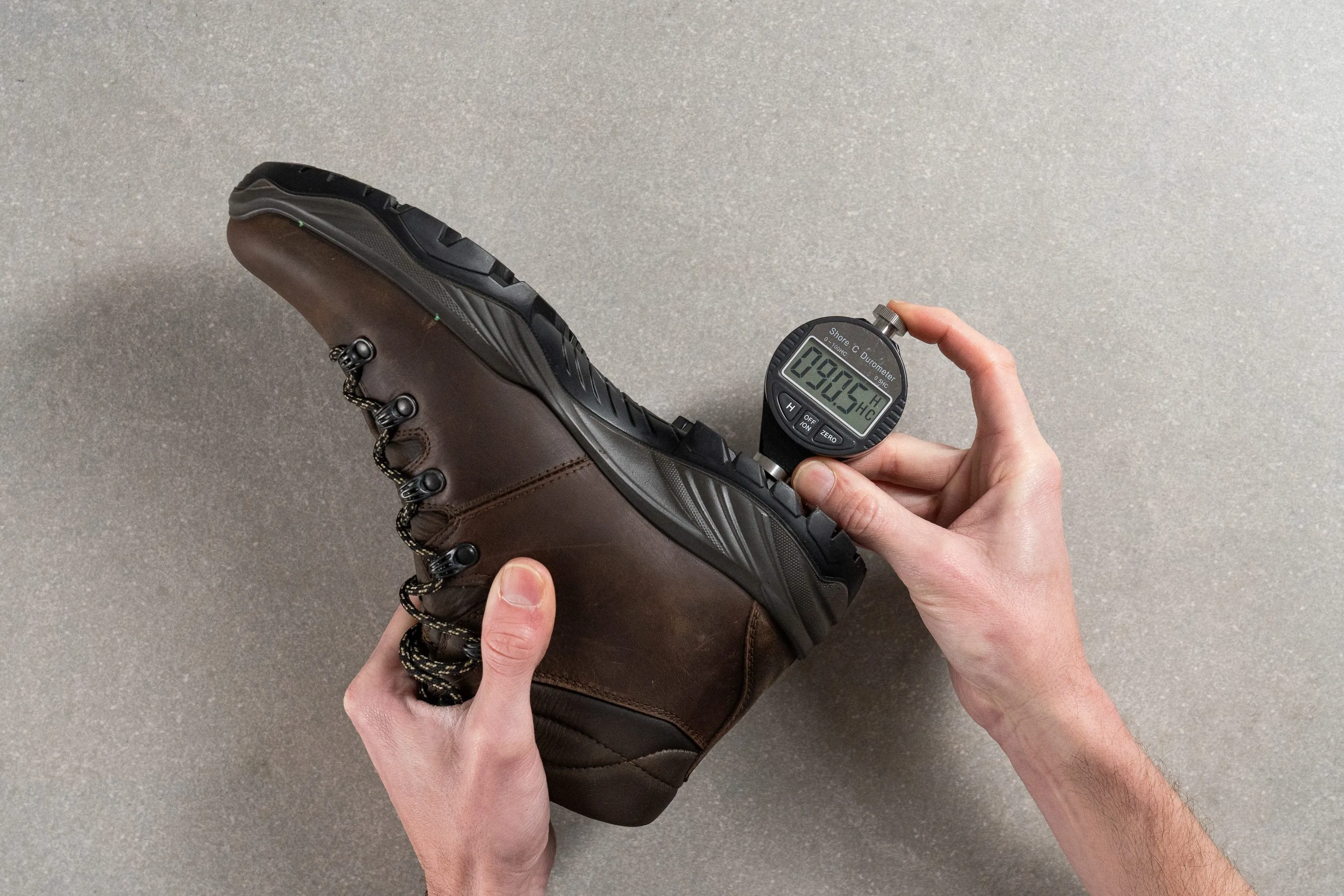 mountain climbing boots leather