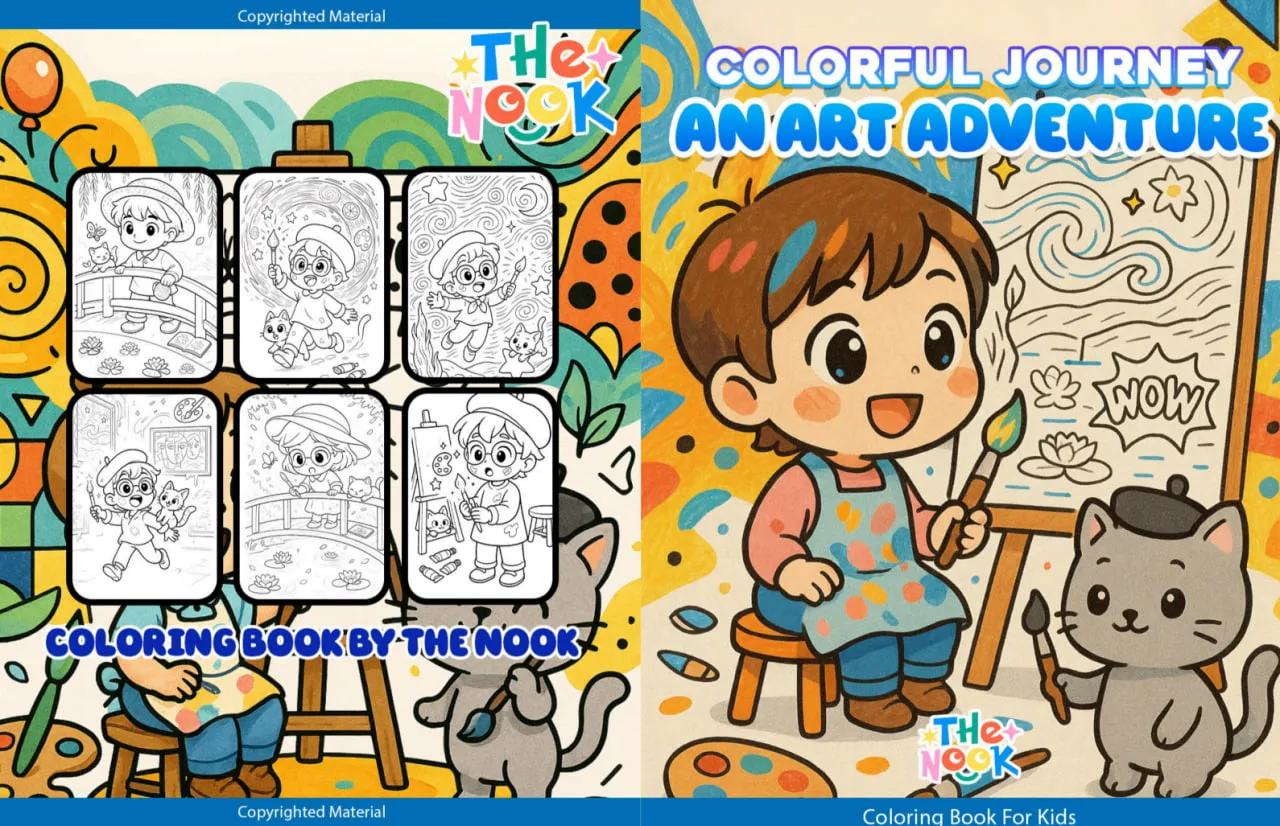 post-Discover “An Art Adventure: Colorful Journey” – A Creative Coloring Book for All Ages