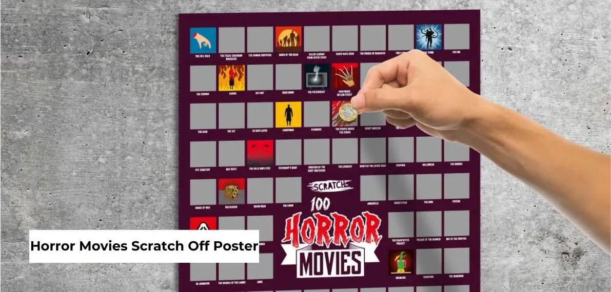 post-Horror Movies Scratch Off Poster: Best-Selling List On Amazon