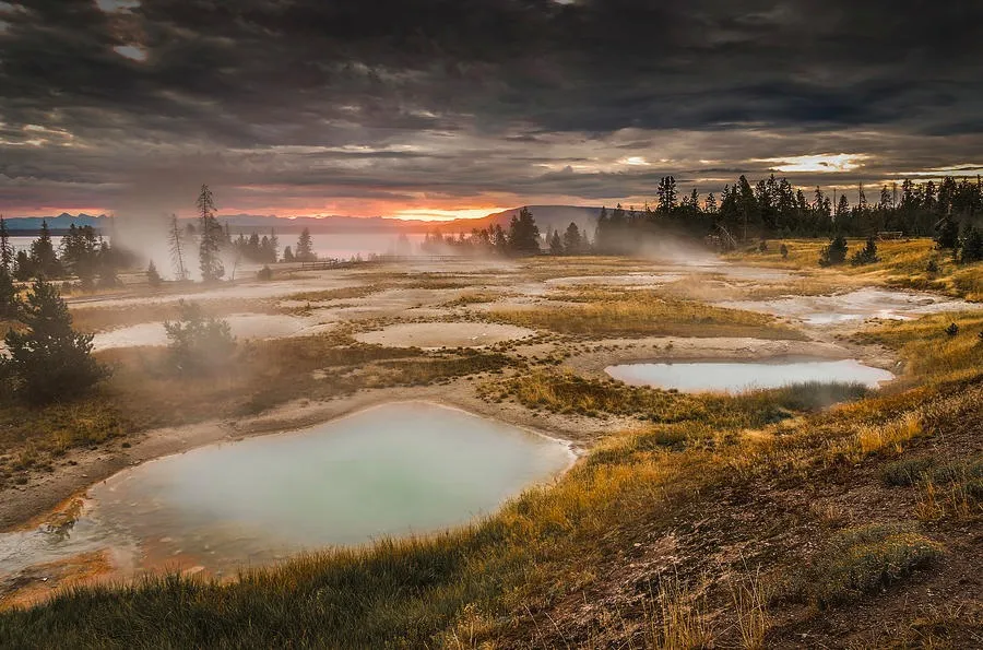 post-Sunrise In Yellowstone National Park: Best 5 Places To See