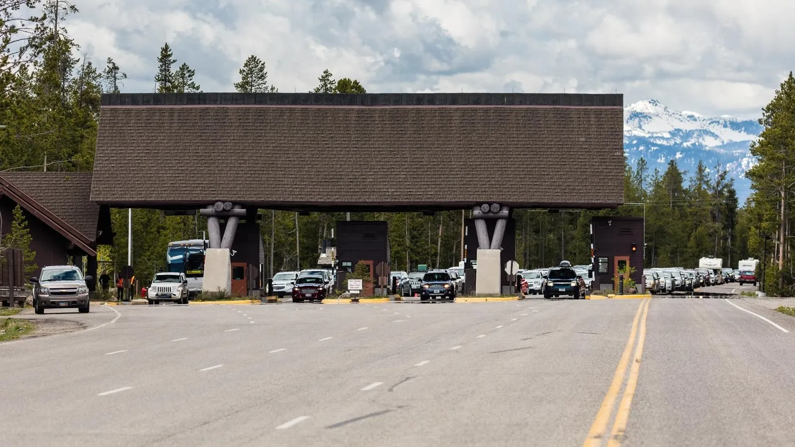 post-What is at the Yellowstone National Park West Entrance?